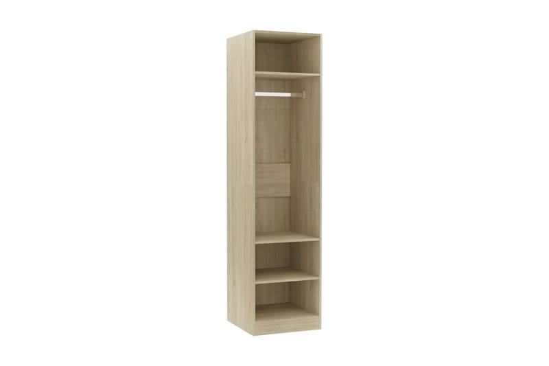 Garderobe sonoma eik 50x50x200 cm sponplate - Brun - Oppbevaring - Garderober & garderobesystem