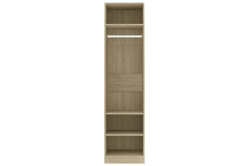 Garderobe sonoma eik 50x50x200 cm sponplate - Brun - Oppbevaring - Garderober & garderobesystem