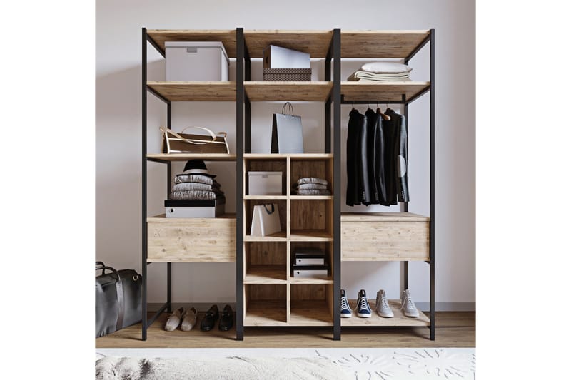 Garderobe Trendel 180x40 cm - Natur - Oppbevaring - Garderober & garderobesystem