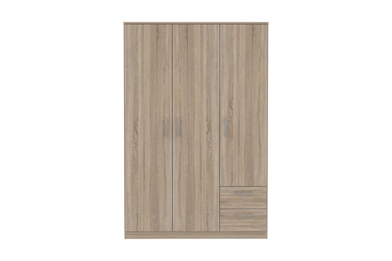 Garderobe Trerank 123x185 cm - Brun - Oppbevaring - Garderober & garderobesystem