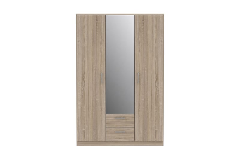 Garderobe Trerank 123x185 cm - Brun - Oppbevaring - Garderober & garderobesystem