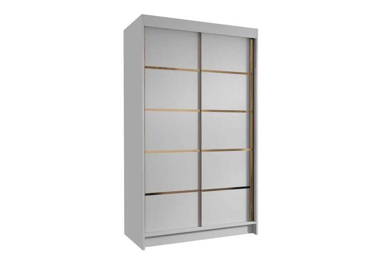 Garderobe Veria 100x200 cm - Hvit - Oppbevaring - Garderober & garderobesystem