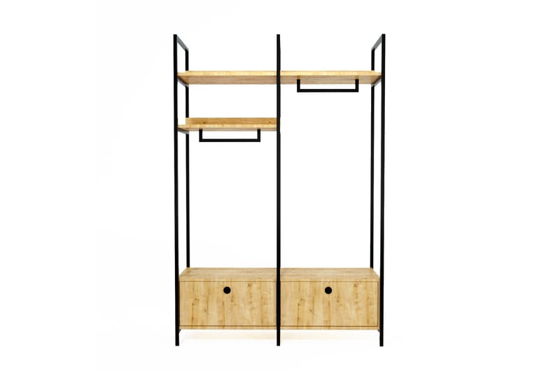 Garderobe Zakkum 120x180 cm - Brun - Oppbevaring - Garderober & garderobesystem