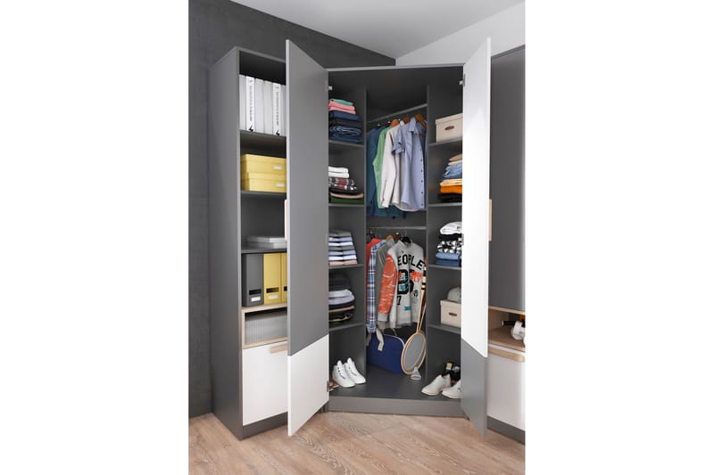 Garderobe Pok 95x95x193 cm - Oppbevaring - Garderober & garderobesystem