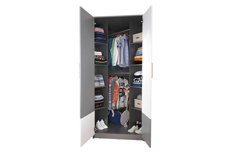 Garderobe Pok 95x95x193 cm - Oppbevaring - Garderober & garderobesystem