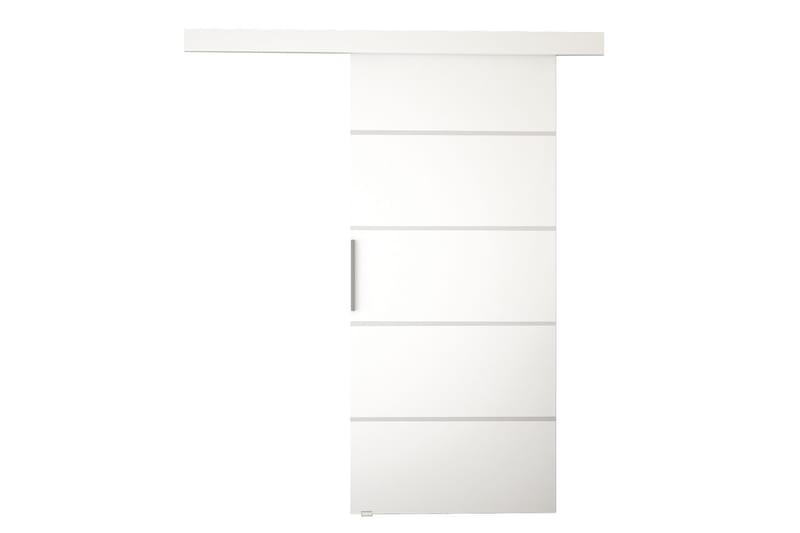 Skyvedør Nemanja 86x205 cm - Hvit - Oppbevaring - Garderober & garderobesystem - Garderobedør - Skyvedør garderobe