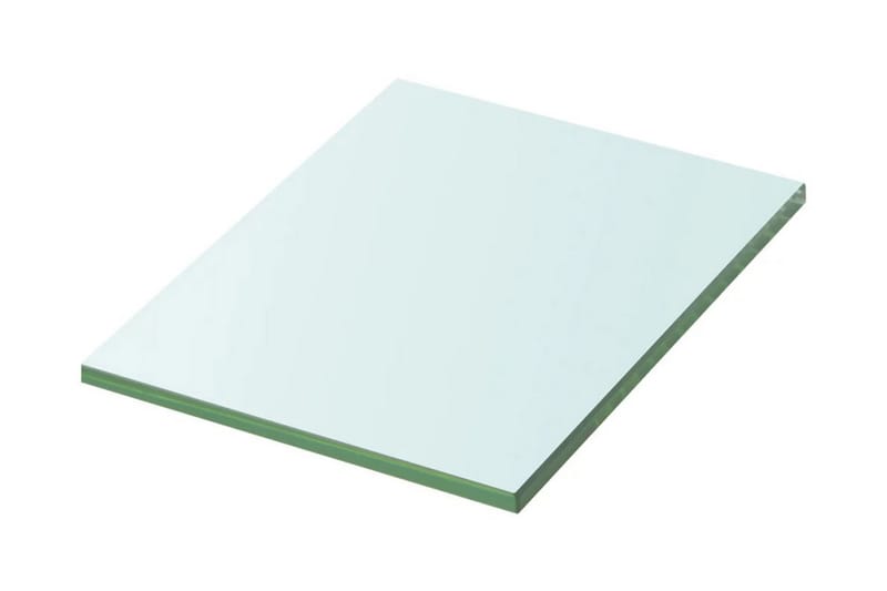 Hyllepanel klart glass 20x15 cm - Gjennomsiktig - Hylleplan til garderobe - Hylleplan & hyllekonsoll