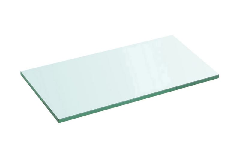 Hyllepanel klart glass 30x12 cm - Gjennomsiktig - Hylleplan til garderobe - Hylleplan & hyllekonsoll