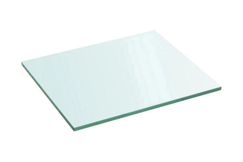 Hyllepanel klart glass 30x25 cm - Gjennomsiktig - Hylleplan til garderobe - Hylleplan & hyllekonsoll