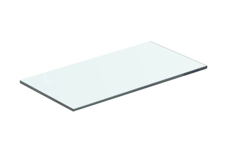 Hyllepanel klart glass 40x15 cm - Gjennomsiktig - Hylleplan til garderobe - Hylleplan & hyllekonsoll