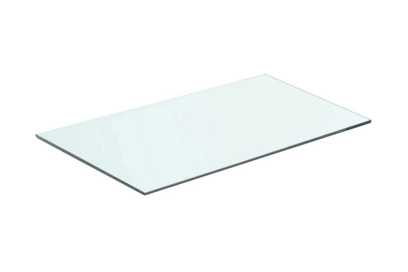 Hyllepanel klart glass 60x30 cm - Gjennomsiktig - Hylleplan til garderobe - Hylleplan & hyllekonsoll