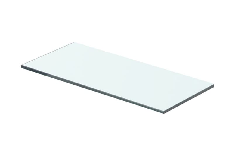 Hyllepaneler 2 stk klart glass 40x12 cm - Oppbevaring - Garderober & garderobesystem - Garderobeinnredning - Hylleplan til garderobe