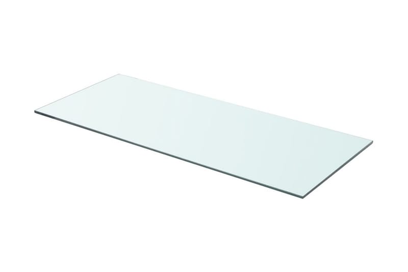 Hyllepaneler 2 stk klart glass 70x30 cm - Hylleplan til garderobe - Hylleplan & hyllekonsoll