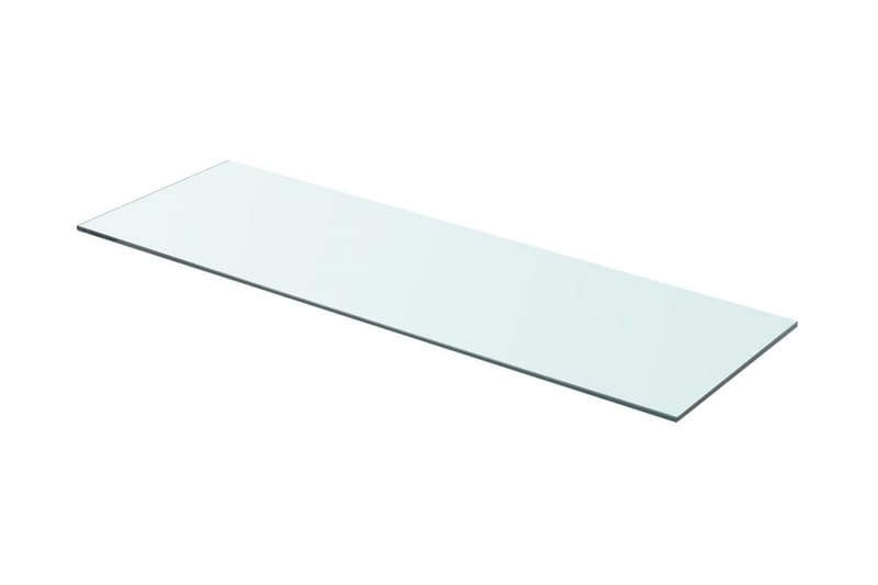 Hyllepaneler 2 stk klart glass 80x25 cm - Oppbevaring - Garderober & garderobesystem - Garderobeinnredning - Hylleplan til garderobe