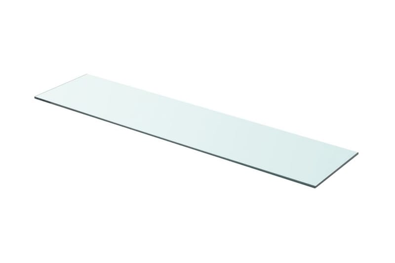 Hyllepaneler 2 stk klart glass 90x20 cm - Oppbevaring - Garderober & garderobesystem - Garderobeinnredning - Hylleplan til garderobe