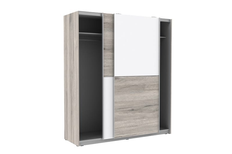 Garderobe Villemaire 170x191 cm - Lysebrun - Oppbevaring - Garderober & garderobesystem - Garderobeskap