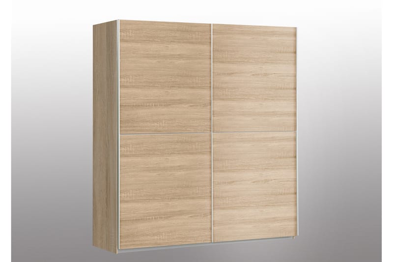 Garderobe Villemaire 170x191 cm - Lysebrun - Oppbevaring - Garderober & garderobesystem - Garderobeskap