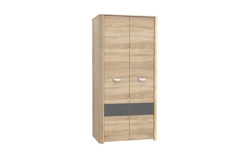 Mycheal Garderobe 133x194 cm - Brun - Oppbevaring - Garderober & garderobesystem