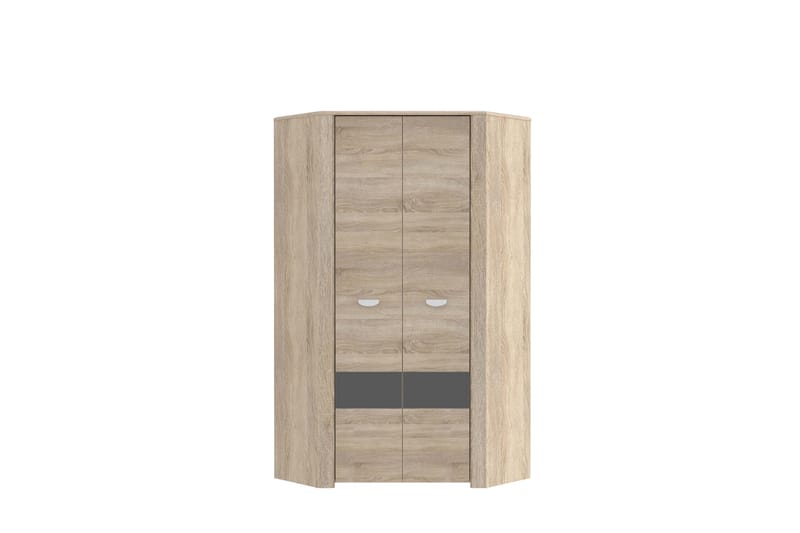 Mycheal Garderobe 95x81 cm - Brun - Oppbevaring - Garderober & garderobesystem