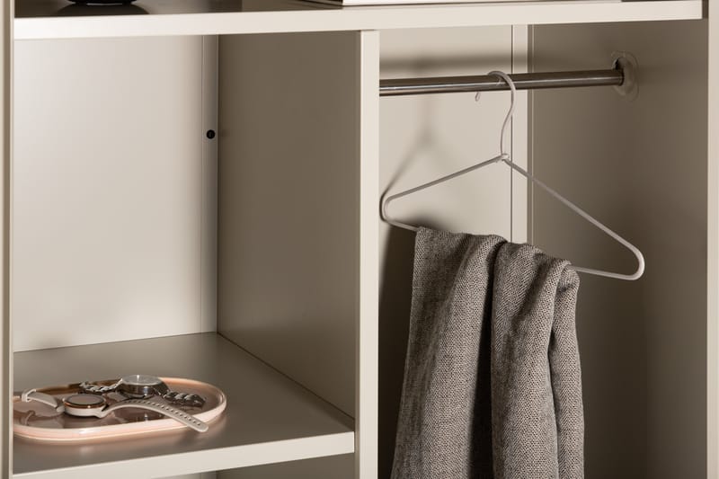 Piring Garderobe 85x45x183 cm - Beige - Oppbevaring - Garderober & garderobesystem