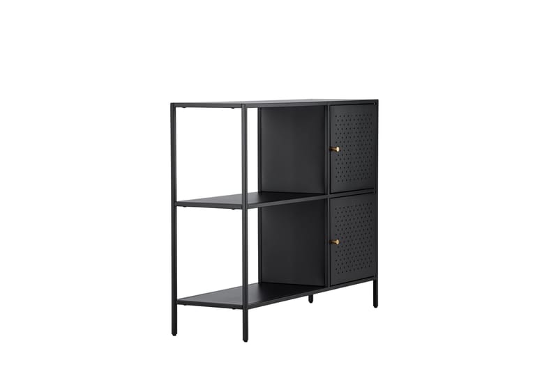 Salta Garderobe 100x75 cm - Svart - Oppbevaring - Garderober & garderobesystem