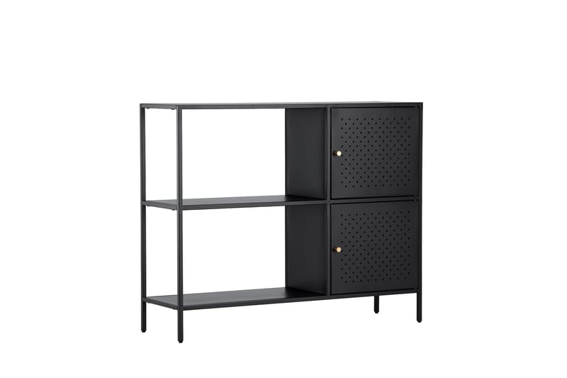 Salta Garderobe 100x75 cm - Svart - Oppbevaring - Garderober & garderobesystem