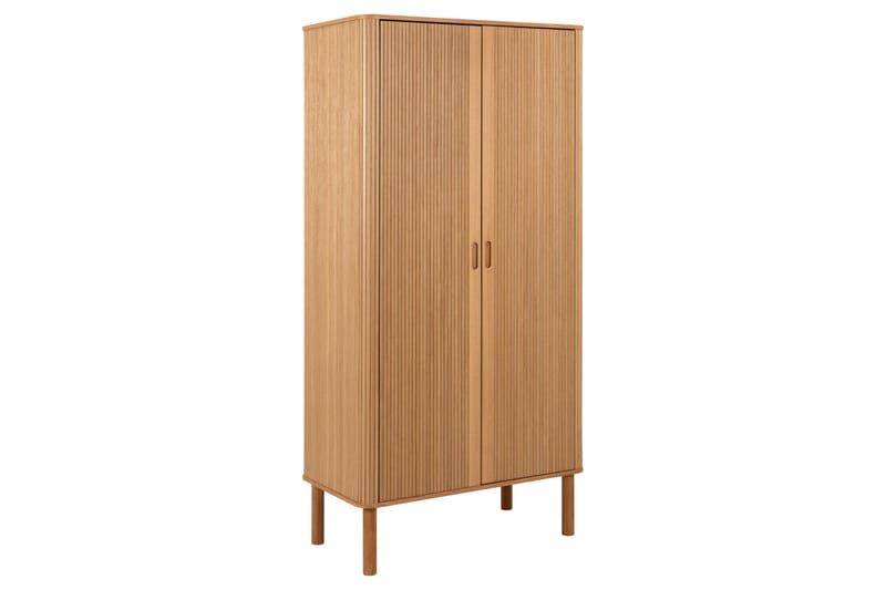 Samay Garderobe 100x200 cm - Natur - Oppbevaring - Garderober & garderobesystem