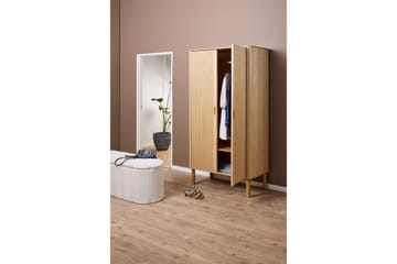 Samay Garderobe 100x200 cm - Natur - Oppbevaring - Garderober & garderobesystem