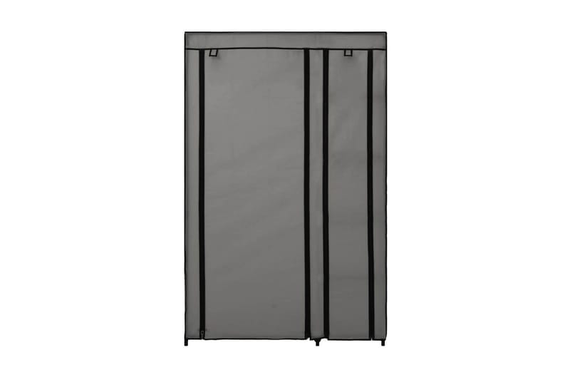 Sammenleggbar garderobe grå 110x45x175 cm stoff - Grå - Oppbevaring - Garderober & garderobesystem