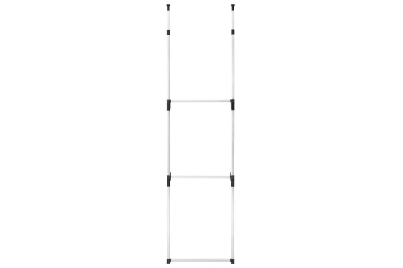 Teleskopisk garderobesystem med stenger aluminium - Oppbevaring - Garderober & garderobesystem