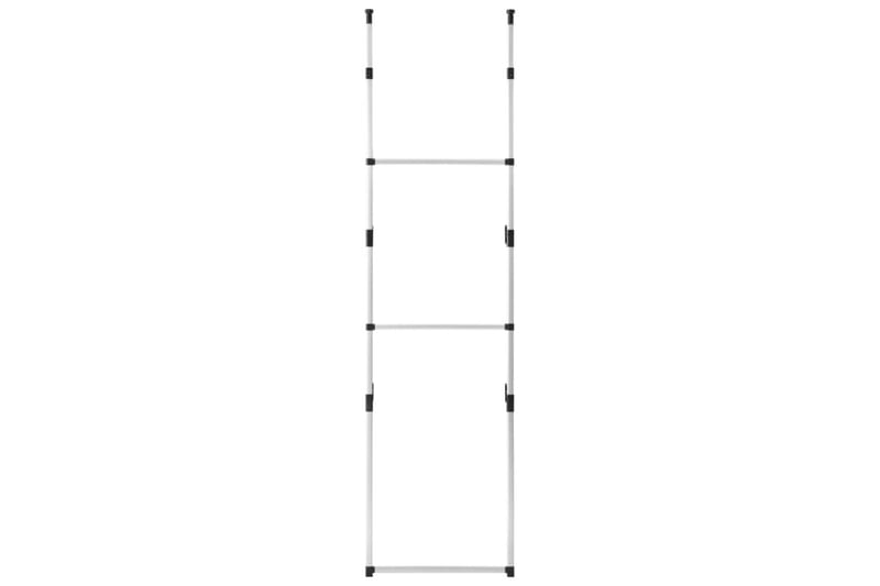 Teleskopisk garderobesystem med stenger aluminium - Oppbevaring - Garderober & garderobesystem