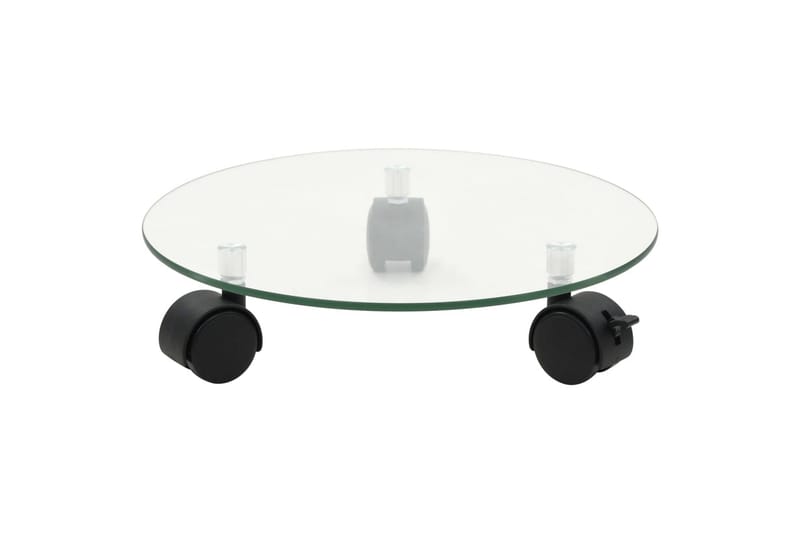 beBasic Plantetraller 4 stk 28 cm herdet glass rund - Gjennomsiktig - Oppbevaring - Hylle - Blomsterhylle & blomsterstativ