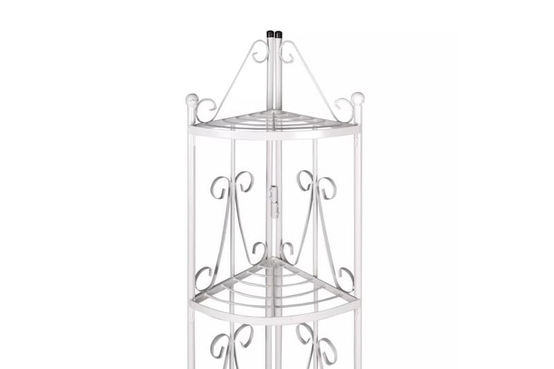 Hjørne Plante Stativ Hvit - Hvit - Oppbevaring - Hylle - Blomsterhylle & blomsterstativ