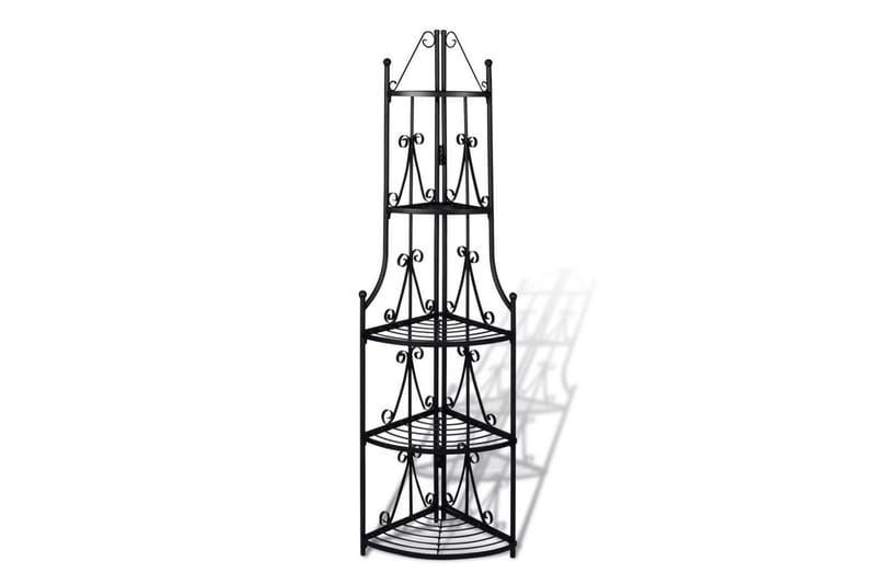 Hjørne Plante Stativ Svart - Svart - Oppbevaring - Hylle - Blomsterhylle & blomsterstativ