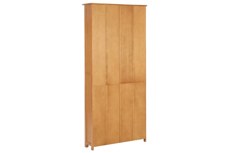 Bokhylle 6 etasjer 90x22,5x200 cm heltre eik - Oppbevaring - Hylle - Bokhylle