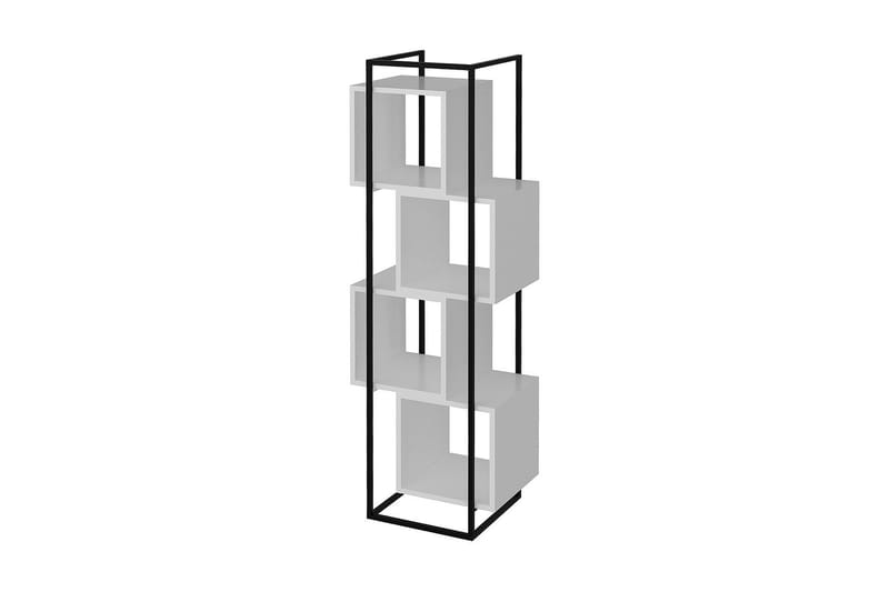 Bokhylle Cowanda 52 cm - Svart|Hvit - Oppbevaring - Hylle - Bokhylle