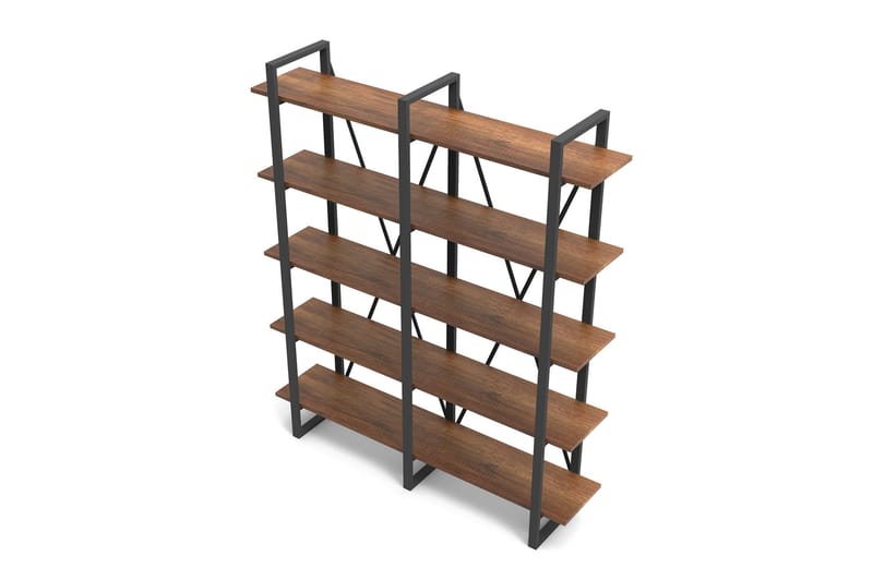 Bokhylle Dewat 34x155 cm - Teak - Oppbevaring - Hylle - Bokhylle