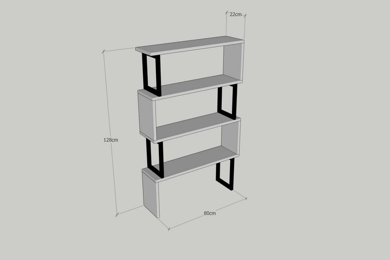 Bokhylle Kanisha - Oppbevaring - Hylle - Bokhylle