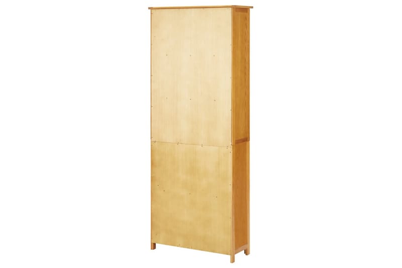 Bokhylle med 2 dører 70x30x180 cm heltre eik - Oppbevaring - Hylle - Bokhylle