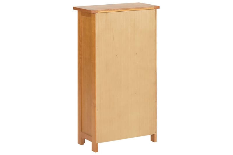 Smal bokhylle 45x22,5x82 cm heltre eik & MDF - Oppbevaring - Hylle - Bokhylle