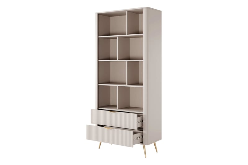 Forba Bokhylle 88 cm - Beige - Oppbevaring - Hylle - Bokhylle