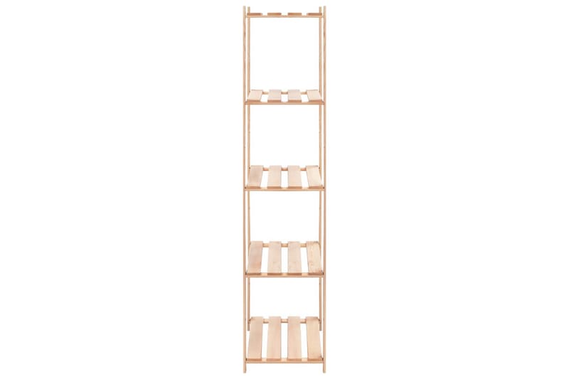 Oppbevaringshylle 5 etasjer 80x38x170 cm heltre furu 250 kg - Beige - Oppbevaring - Hylle - Oppbevaringshylle - Lagerhylle