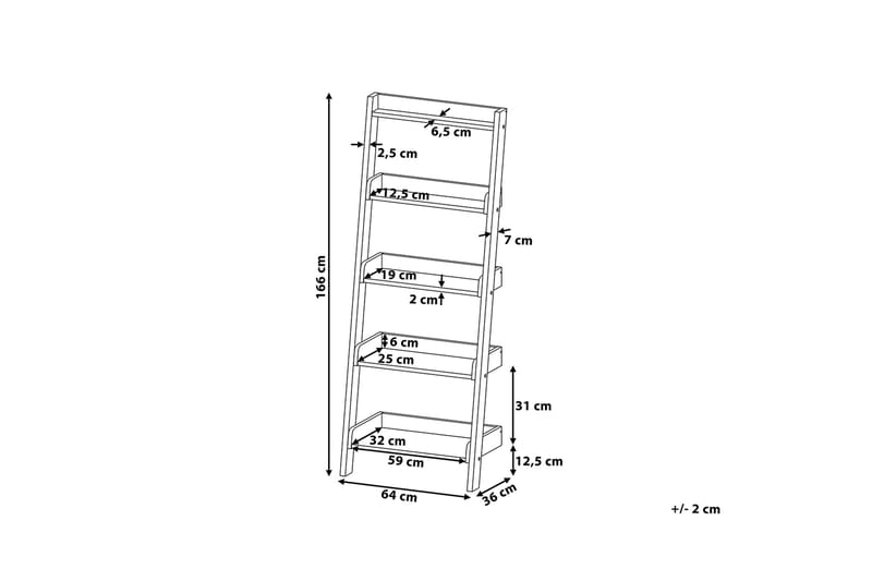 Hylle Trio 64 cm - Tre | Natur - Oppbevaring - Hylle - Stigehylle & trappehylle