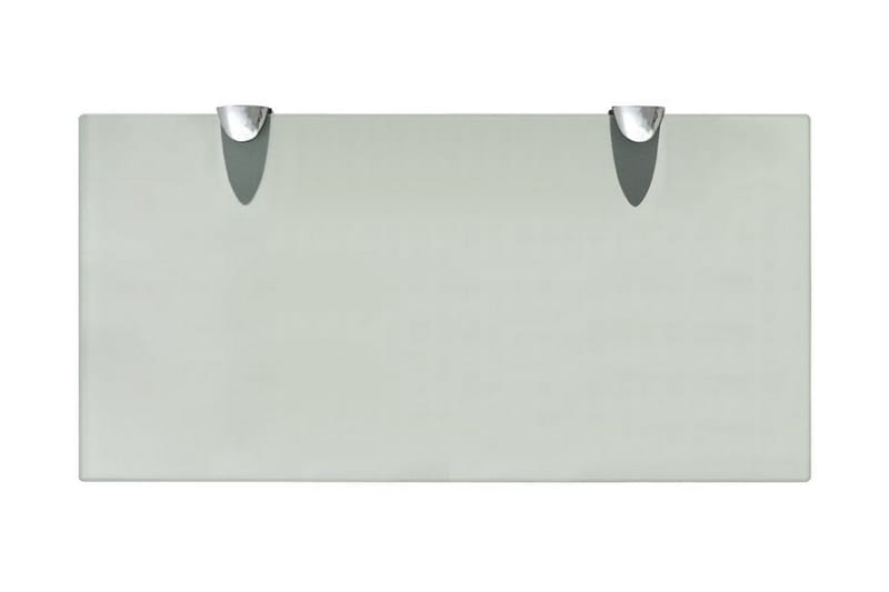 Flytende hylle glass 40x20 cm 8 mm - Gjennomsiktig - Oppbevaring - Hylle - Vegghylle