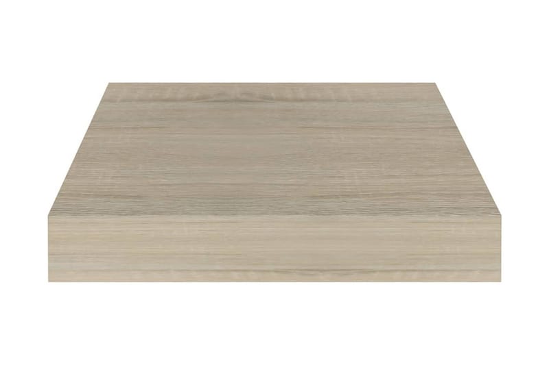 Flytende vegghylle eik 23x23,5x3,8 cm MDF - Oppbevaring - Hylle - Vegghylle