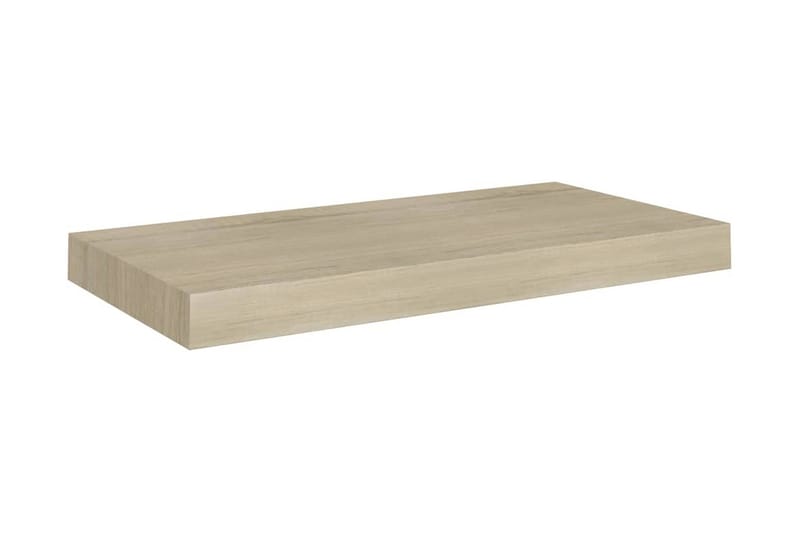 Flytende vegghylle eik 50x23x3,8 cm MDF - Oppbevaring - Hylle - Vegghylle