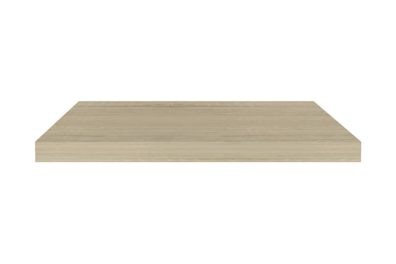 Flytende vegghylle eik 60x23,5x3,8 cm MDF - Oppbevaring - Hylle - Vegghylle