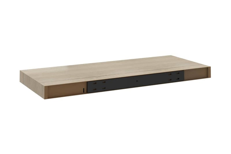 Flytende vegghylle eik 60x23,5x3,8 cm MDF - Oppbevaring - Hylle - Vegghylle