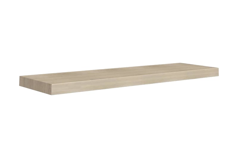 Flytende vegghylle eik 90x23,5x3,8 cm MDF - Oppbevaring - Hylle - Vegghylle