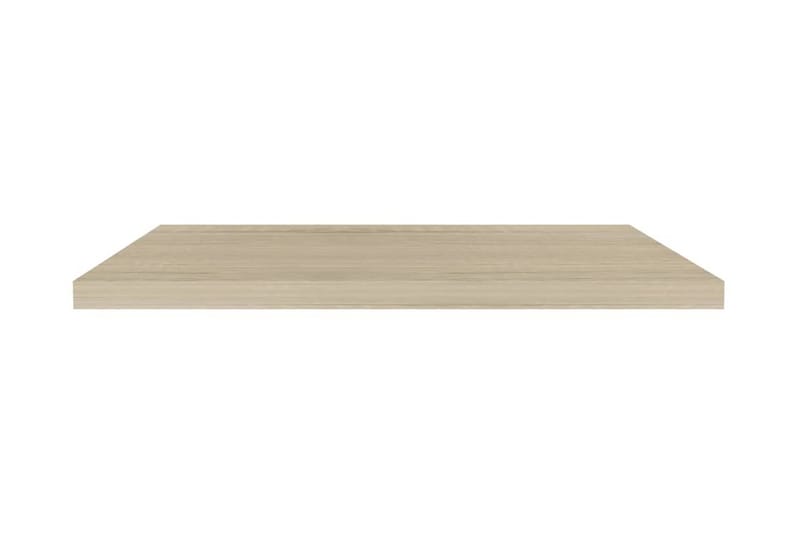 Flytende vegghylle eik 90x23,5x3,8 cm MDF - Oppbevaring - Hylle - Vegghylle